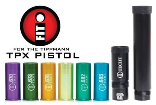 TECHT iFIT 6 pc. Kit for Tippmann TPX Pistol with Adapter and Barrel