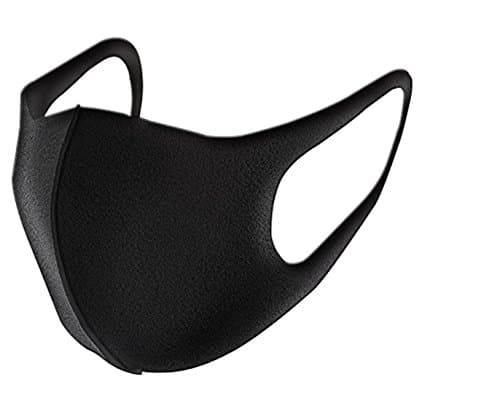 3-Pack Black PM 2.5 Cotton Face Mouth Mask Muffle with Fliter Respirator Comfy Reuseable Dustproof Antibacterial Mouth Cover Warm Windproof Face Protective Guaze Mask