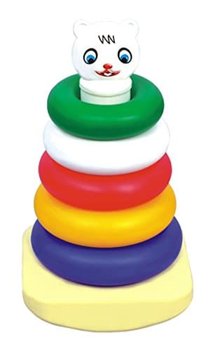 Nippon Toys Small Kids Play And Learn Multicolor Stacker