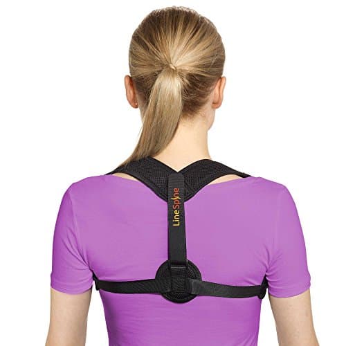 Back Posture Corrector for Women and Men, Adjustable Posture Brace, Effective Upper Back Support and Straightener for Back Pain Relief with 2 Detachable Pads for Extra Comfort