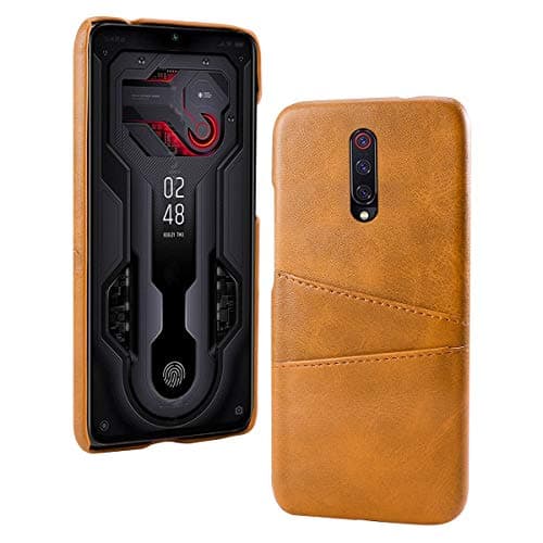 Scheam Leather Wallet Case Compatible with Xiaomi Mi 9T Mi 9T ProCase Wallet Leather, Flip Cover Compatible with Xiaomi Mi 9T Mi 9T Pro with Card Holder and Kickstand, Accessories