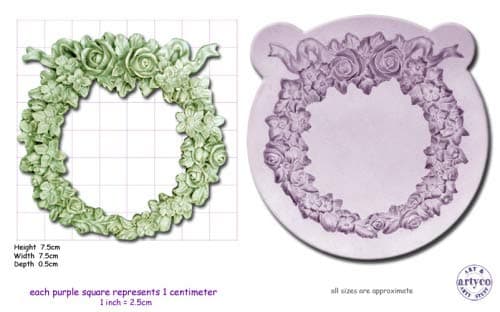 FLORAL WREATH Mould
