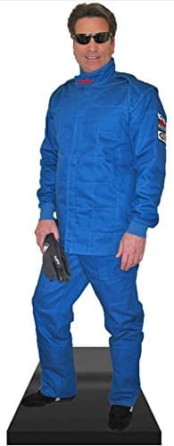 PROFOX-103 Blue X-Large Auto Racing Fire Resistant Single Layer SFI 3.2A/1 Suit Pants (only)