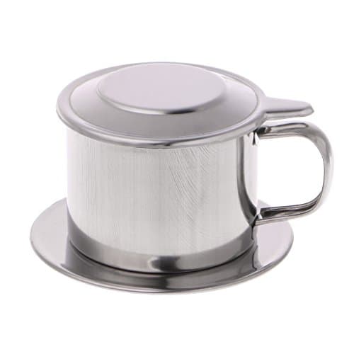 Kottca Vietnamese Coffee Filter Stainless Steel Maker Pot Infuse Cup Serving Delicious (01)