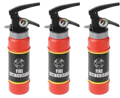 Fire Extinguisher Design Water Squirter Toys - 3 Pack