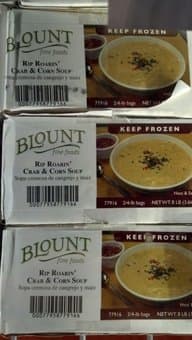Blount: Rip Roarin' Crab & Corn Soup 2/4 Lb.