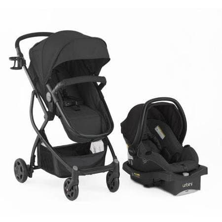 Urbini Omni Plus Travel System, Black by Urbini