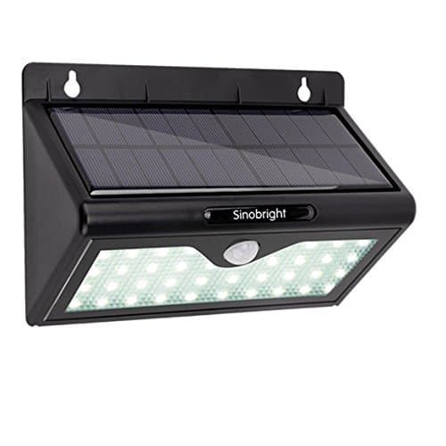 Super Bright 46 LED Wireless Solar Powered Motion Sensor Light Outdoor Waterproof Security Lights Wall Light Heatproof Lamp Auto On/Off with Dim Light Mode for Garden Patio Deck Step Yard Pathway