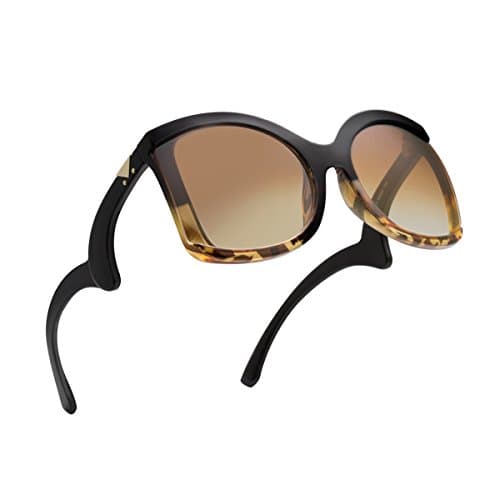 Sunglasses for Women RAYSUN Oversized Square Sunglasses Multi Tinted Frame Fashion Modern Shades 100% UV Protection Eyewear