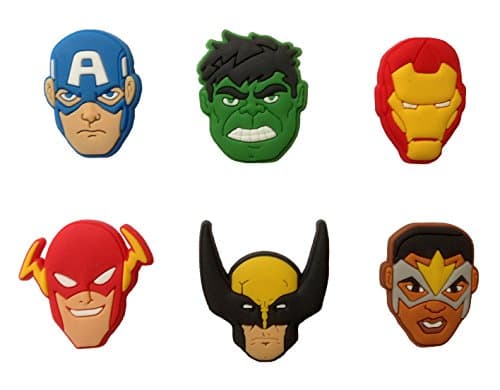 Avengers Pen Decoration Caps 6 Pcs Set #2