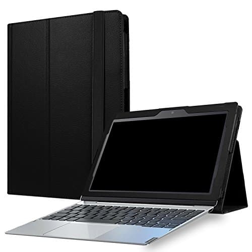 Lenovo Miix 320 Shell Case ,Heavy Duty Folio Premium PU Leather Rotating Cover with Flip Folio Drop Proof Shell for Lenovo Miix 320 10.1" Tablet (black)
