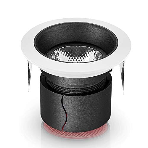 SCON 12W 3" Downlight Special Design Directional Dimmable LED Gimbal Recessed Light (3000K)(1 Pack)