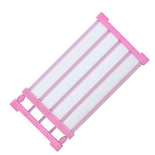 Hever Adjustable Storage Rack Shelf, Layered Organizer Divider Holder for Kitchen Cupboard, Refrigerator, Wardrobe, Bathroom, Bookcase Compartment Collecting