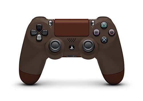 Brown and Metallic Brown Custom Painted DualShock 4