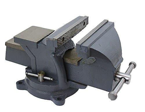 4" Bench Vise Clamp Tabletop Vises Swivel Locking Base Work Bench Top anvil