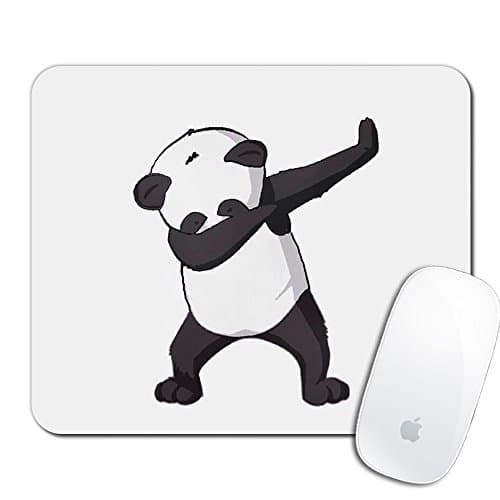 Royal Up Panda Custom Mouse Pad Gaming Mat Keyboard Pad Waterproof Material Non-slip Personalized Rectangle Mouse pad (9.4x7.8x0.08Inch)