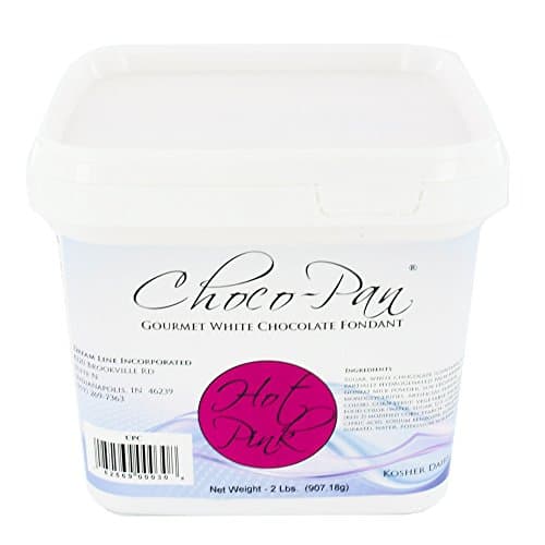 Choco-Pan Rolled Fondant - Hot Pink - White Chocolate