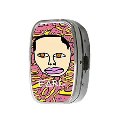 Odd Future Golf Wang Custom Unique Stainless Steel Pill Box Medicine Tablet Holder Decorative Metal Organizer Dispenser Case