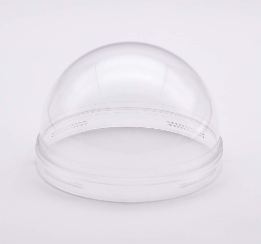 JMX Acrylic/PC CCTV Camera Dome Cover Security Camera Housing Skylight Window Pet Dog Fence Window (4.2 Inches, Transparent)