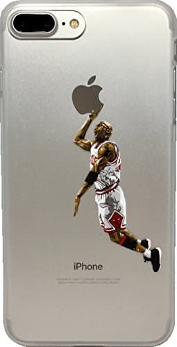 ECHC Favorite Basketball Player Hard Plastic iPhone Case (Jordan White, iPhone 7 Plus)