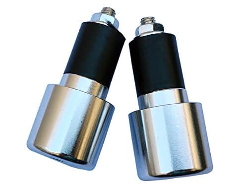 Chrome Silver 7/8" CNC Aluminum Handlebar End Weights Caps Plugs Sliders for 2000 Suzuki Intruder 1500