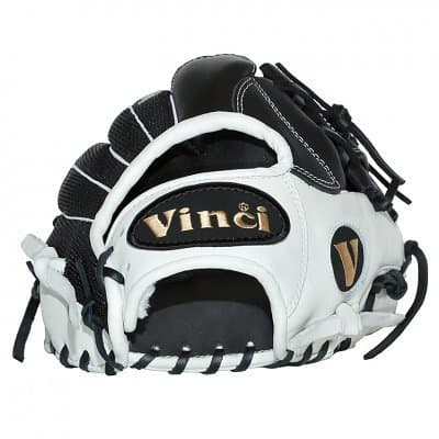 Baseball Glove Model JV21-M Black and White with Black Mesh and I-Web 11.5 inch