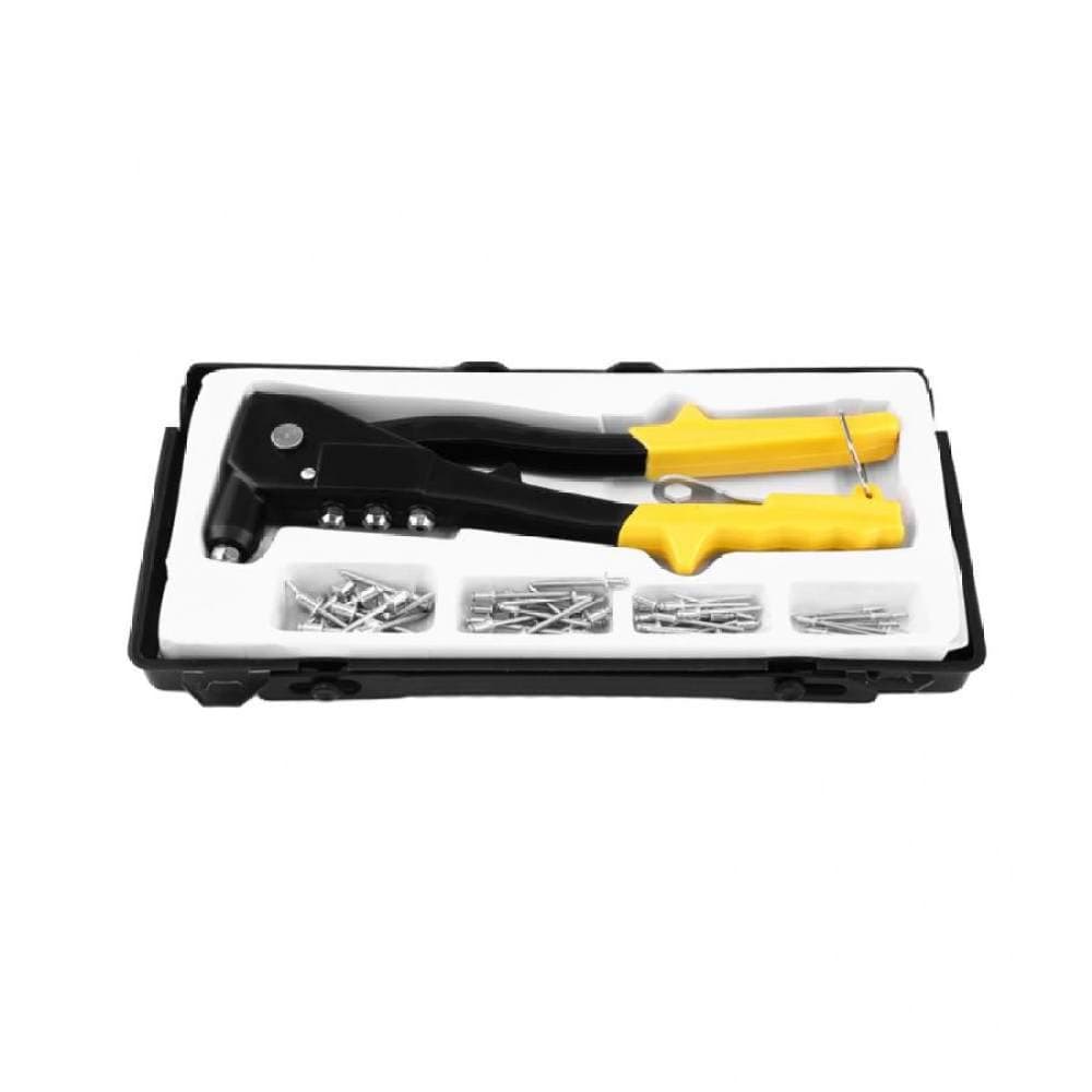 SUZHENA Tools 61 in 1 Manual Rivet kit riveting with Blind Rivet of 2.4mm, 3.0mm, 4.0mm, 4.8mm,1 Set