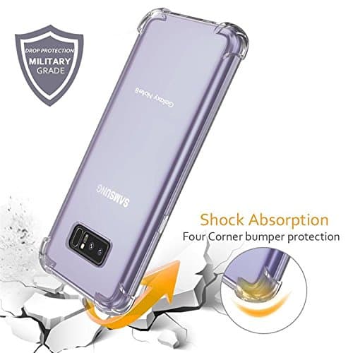 Liquid Crystal Galaxy Note 8 Case with Slim Protection and Premium Clarity for Galaxy Note 8 (2017)