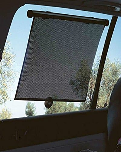 PAPAIT Car Window Shades Roller Blinds Sun Block (2 pack) Baby Children Interior UV Rays Protection