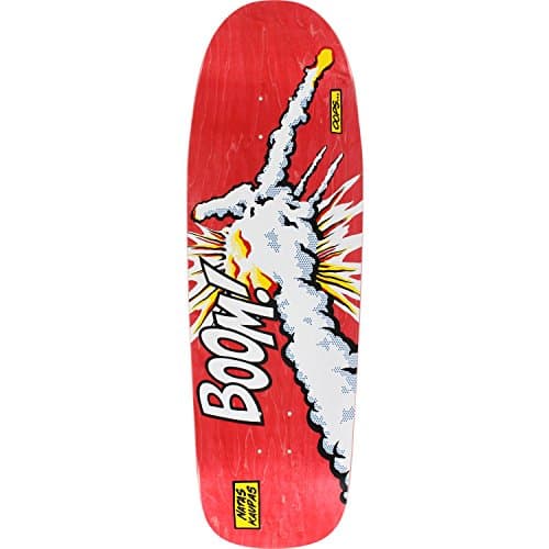 101 Boards Naturalas Challenger Deck -9.8x32.2 Red Assembled as COMPLETE Skateboard