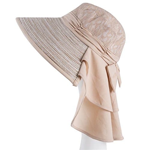 Women Summer Foldable Visor Hat Sun UV Protection Beach Cap Large Brim