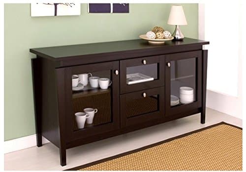 Dining Room Contemporary Coffee Bean Buffet Cabinet