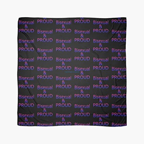 Bisexual and Proud Multi-Purpose Scarf, Shawl, Wrap, Table Cloth