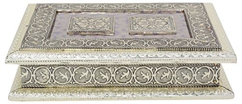 Craft Zone Dry Fruit Box, Serving Tray, Decorative Platter, Beautiful Snack Box with Meenakari Work(23 Dry Fruit Box)