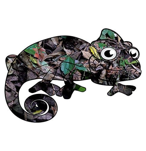 Vinyl Junkie Graphics Lizard Sticker (Camouflage)