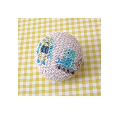 Small robot jewelry Pin Brooch ~ unique pin back button