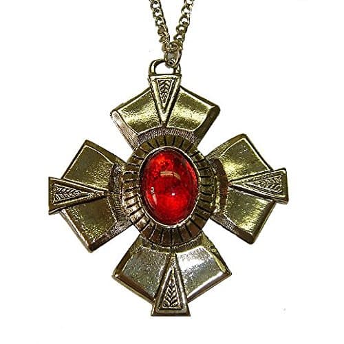 Vintage Charm Halloween Vampire Medallion