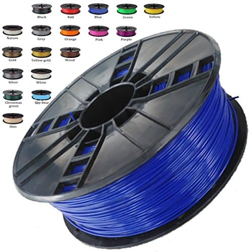 Melca 1.75 3D Printer Filament PLA 1kg +/- 0.03mm, Blue (#20214F)