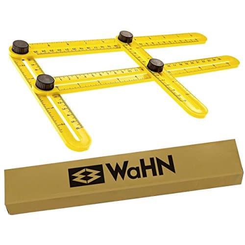 Angleizer Template Adjustable Measuring Tool Caliper - Measures All Angles and Forms Angle-izer Angle Adjustable Measurements for Professional & Carpenter Use – By WaHN