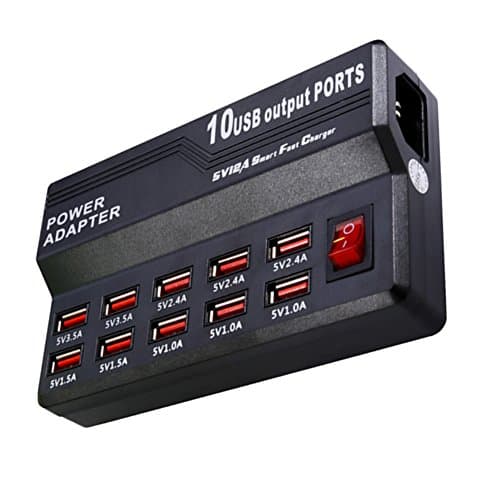Universal 10 Port Portable USB charger multi usb charger for iphone AC Power Adapter for mobile phone charger