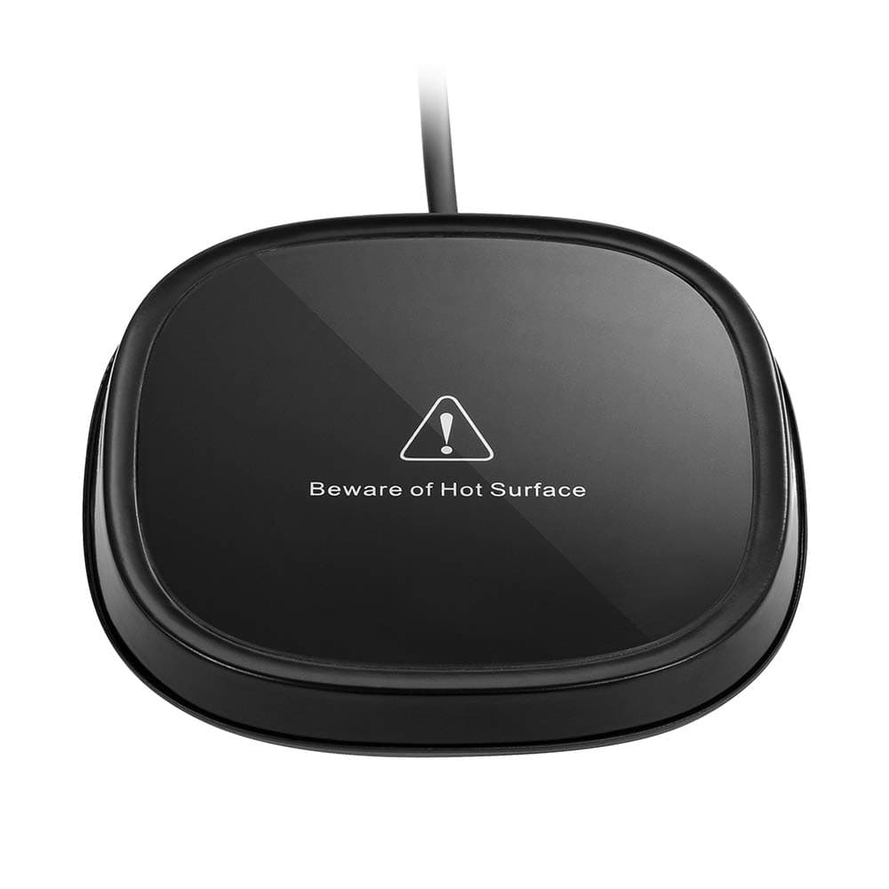 Mug Warmer, EKUPUZ Coffee Mug Warmer with Automatic Switch for Office Desk and Home Use, Electric Beverage Warmer Plate for Cocoa Tea Water Milk, Best Gift for Coffee Lovers (Black)