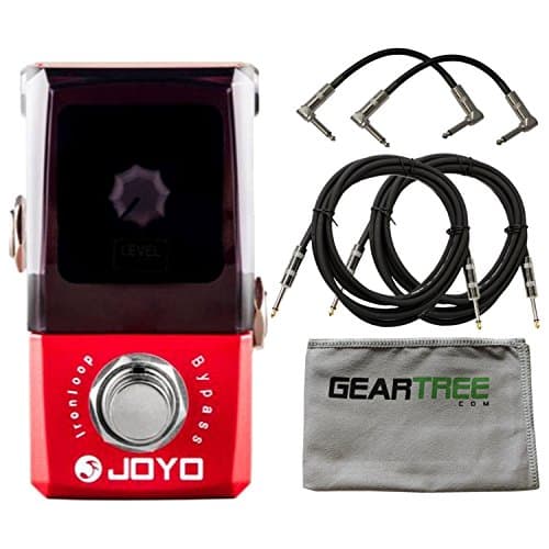 JOYO JF-329 Iron Loop Looper Pedal w/Cloth and 4 Cables