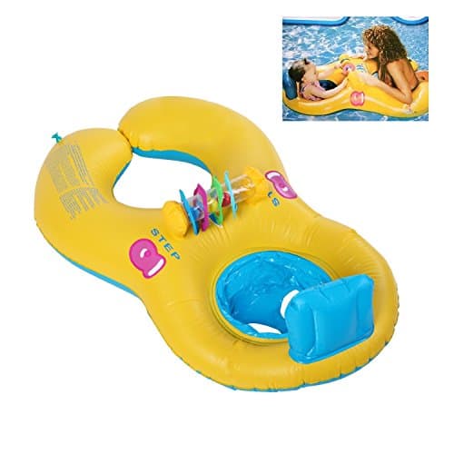 HZX Store Baby Pool Float Inflatable Swim Ring Swim Float Kid's Chair Seat Float For Mother and Baby