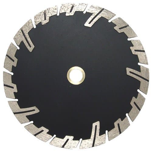 Aggressive Samurai Style "Sabre" Drop Segment Diamond Saw Blade! Undercut Protection for Granite! Lame De Diamante / Diamantklinge / Lama Diamantata / Hoja De Diamante! (14")