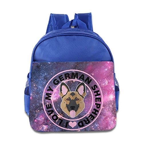 Love My German Shepherd Student Backpack School Bag Print Backpack For School Shoulder Daypack Handbag