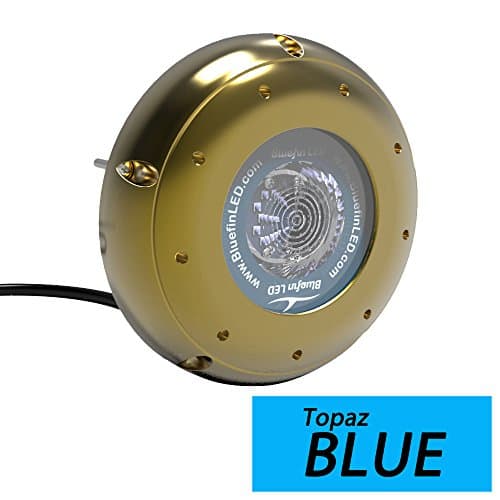 1 - Bluefin LED Hammerhead H16 Surface Mount Underwater LED Light - 5600 Lumens - Topaz Blue