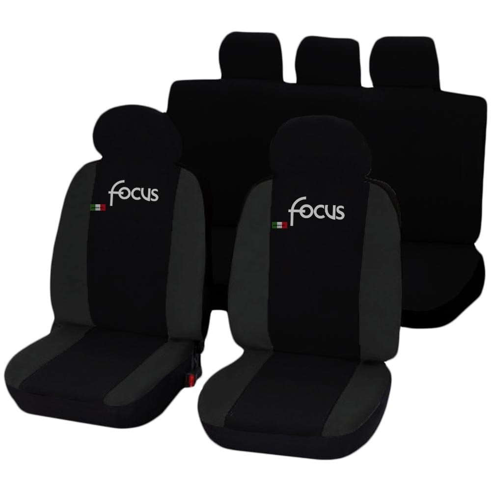 Lupex Shop Seat Covers, Black/Deep Grey