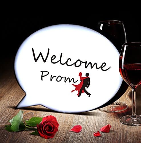 Speech Bubble Light Box - Led Illuminated – Used at Wedding, Birthday, Prom, Party, Studio for Decorations