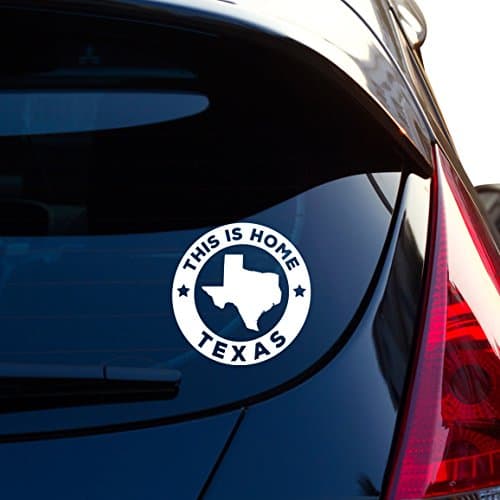 Texas Map This Is Home Car Window Decal Vinyl Adhesive Sticker