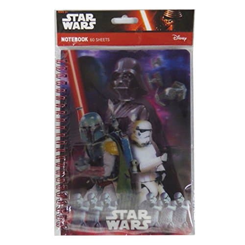Disney Star Wars - A5 Writing Notebook with 3D Lenticular Moving Cover - 120 Pages Journal – 2016